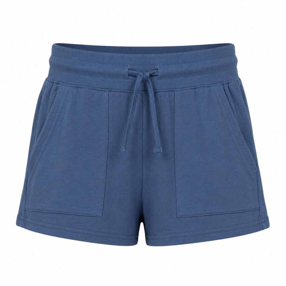 We Wander Katarina Feather‎ Fleece Shorts Kids Size 14 Blue NWT